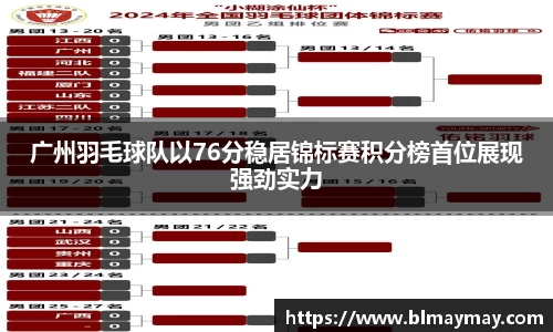 广州羽毛球队以76分稳居锦标赛积分榜首位展现强劲实力